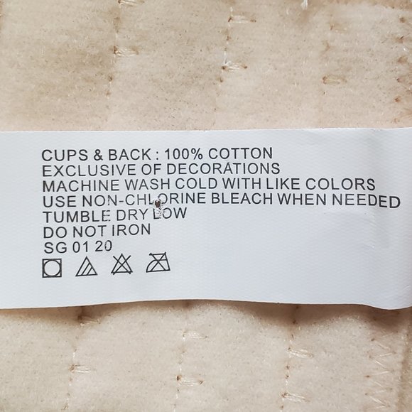 Plusform Instant Shaping Style #16041 Nude Flesh Beige Cotton Bra NWT Size 36C - Picture 9 of 10